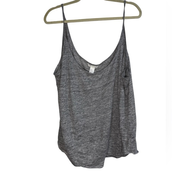 H&M Tops - H&M Gray Relaxed Linen Camisole/Tank Top - XL